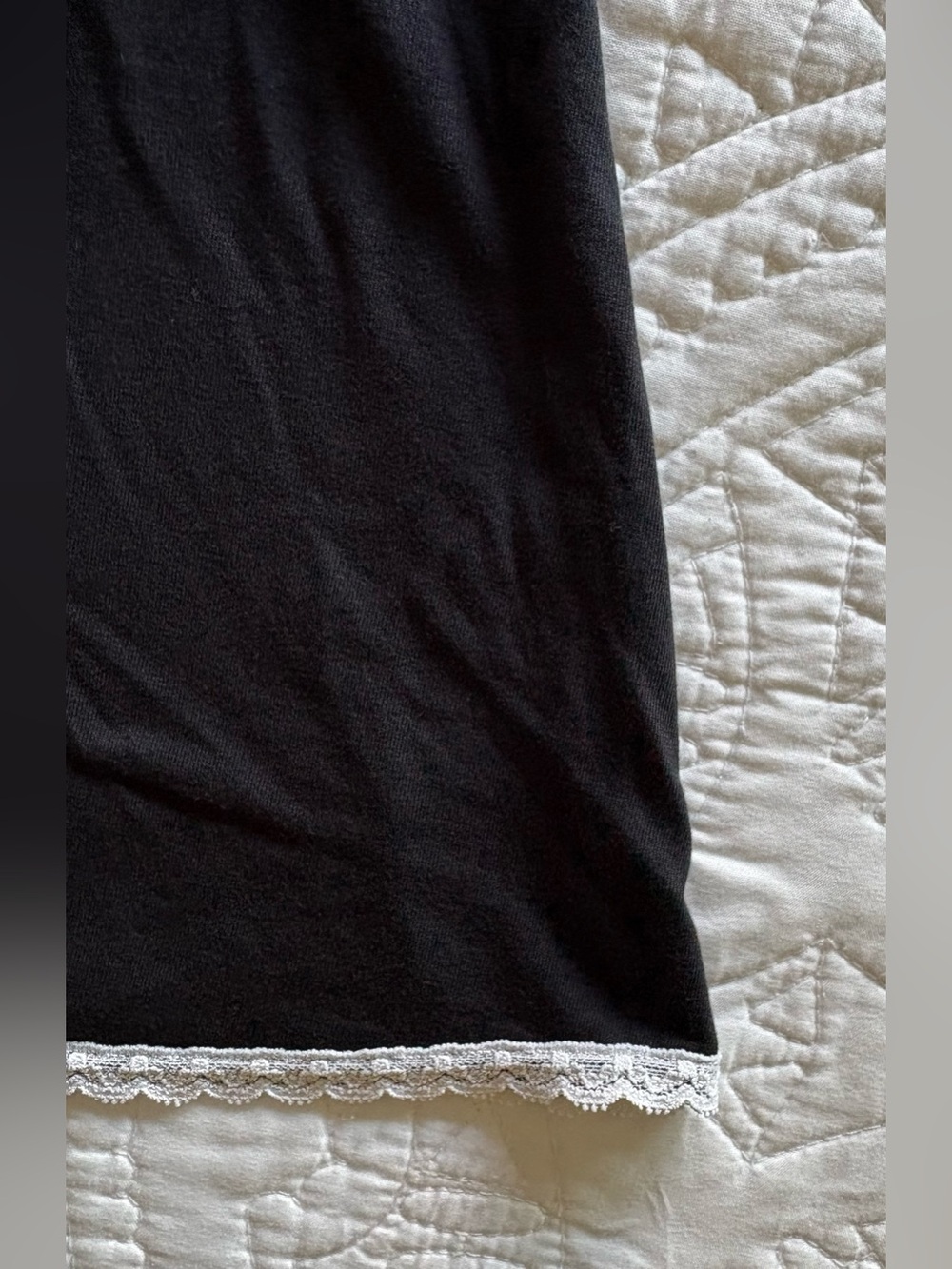 Victoria’s Secret Black Lace Cami & Shorts Pajama Set L - Picture 11 of 12